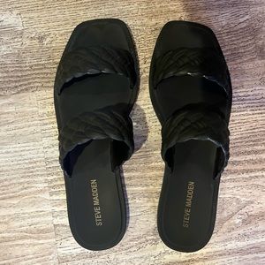 Steve Madden sandals, color black size 8